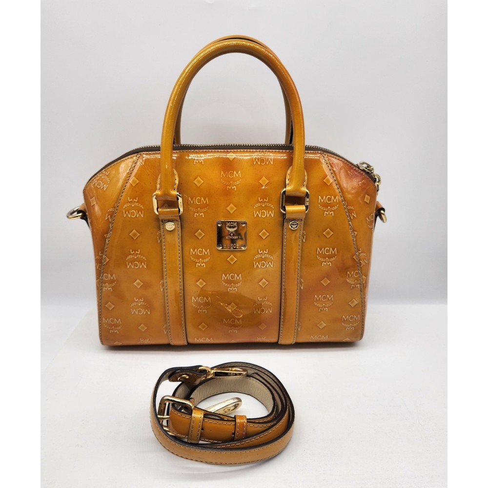 ❤️SOLD❤️MCM Vernis Two Way Bag 398MCMXAAi